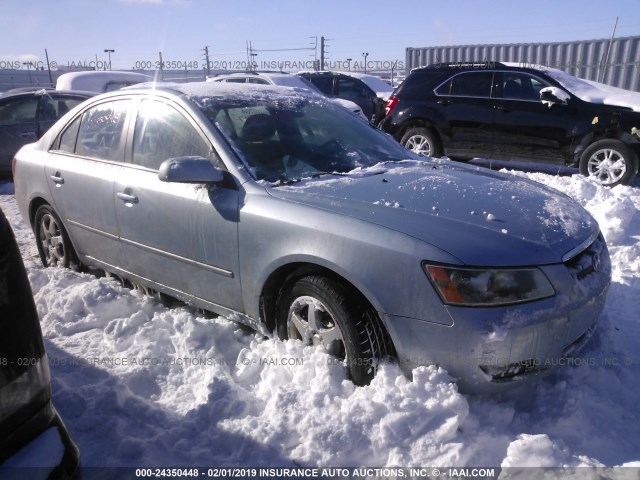 5NPEU46F16H127820 - 2006 HYUNDAI SONATA GLS/LX SILVER photo 1