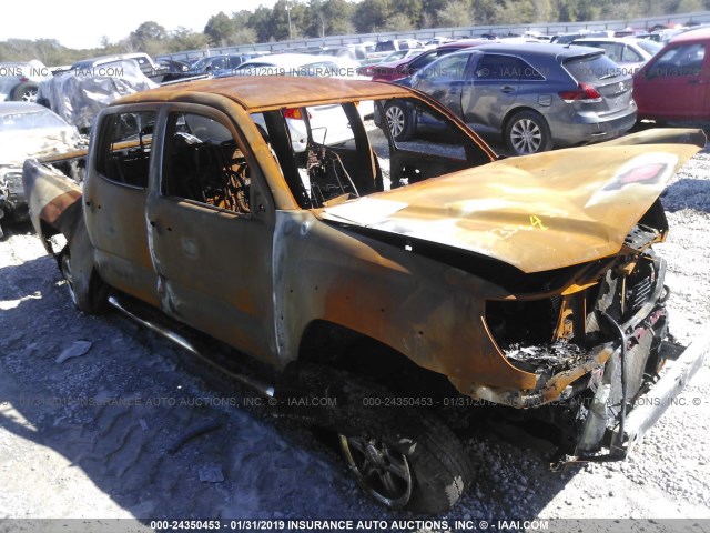 3TMJU4GN1EM164184 - 2014 TOYOTA TACOMA DOUBLE CAB PRERUNNER RED photo 1