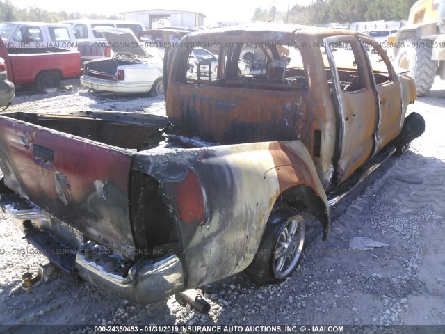 3TMJU4GN1EM164184 - 2014 TOYOTA TACOMA DOUBLE CAB PRERUNNER RED photo 4