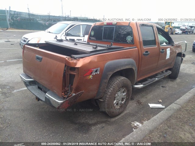 1GCDT136658201473 - 2005 CHEVROLET COLORADO ORANGE photo 4