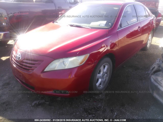 4T1BE46K37U025645 - 2007 TOYOTA CAMRY NEW GENERAT CE/LE/XLE/SE RED photo 6