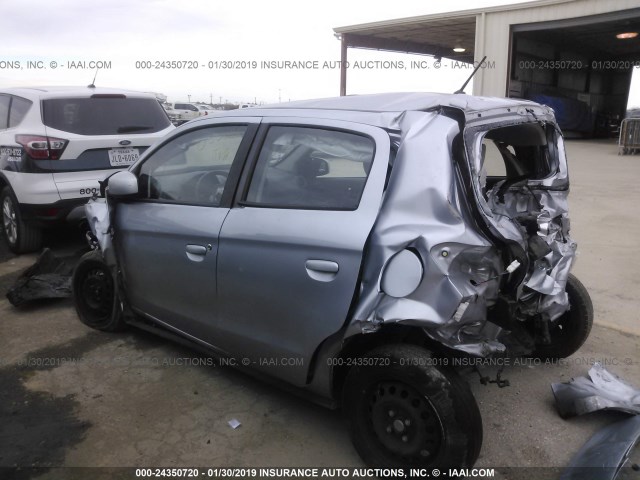 ML32A3HJ1FH035096 - 2015 MITSUBISHI MIRAGE DE SILVER photo 3