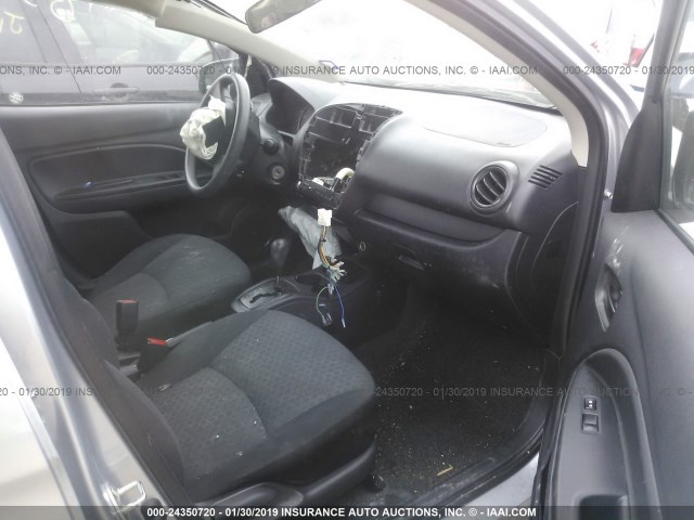 ML32A3HJ1FH035096 - 2015 MITSUBISHI MIRAGE DE SILVER photo 5