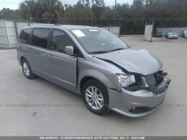 2C4RDGCG7KR529726 - 2019 DODGE GRAND CARAVAN SXT GRAY photo 1