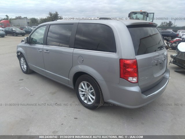 2C4RDGCG7KR529726 - 2019 DODGE GRAND CARAVAN SXT GRAY photo 3