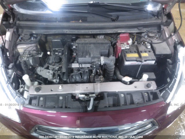 ML32F3FJ7HHF11815 - 2017 MITSUBISHI MIRAGE G4 ES იასამნისფერი ფოტო 10