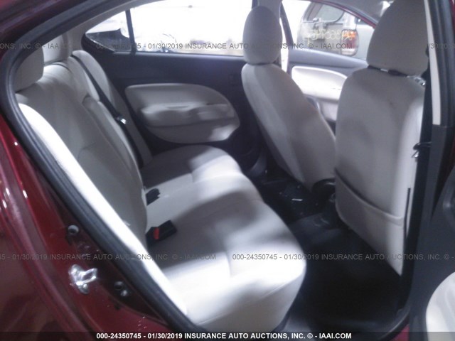 ML32F3FJ7HHF11815 - 2017 MITSUBISHI MIRAGE G4 ES იასამნისფერი ფოტო 8