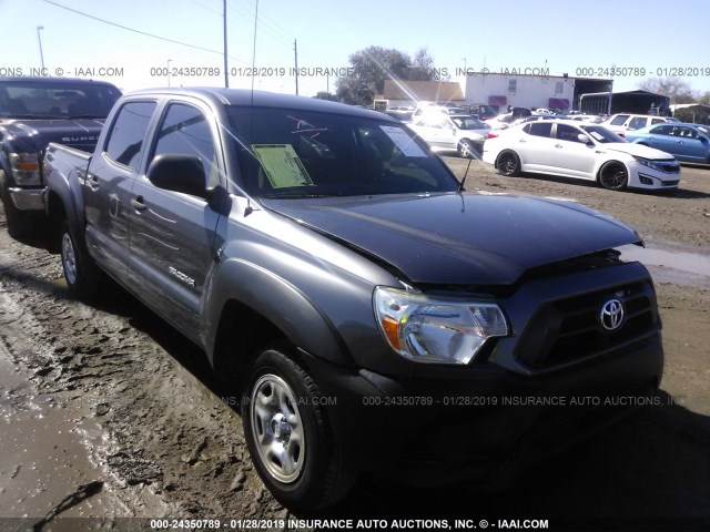 5TFJX4CN7EX037978 - 2014 TOYOTA TACOMA DOUBLE CAB 灰色 照片 1