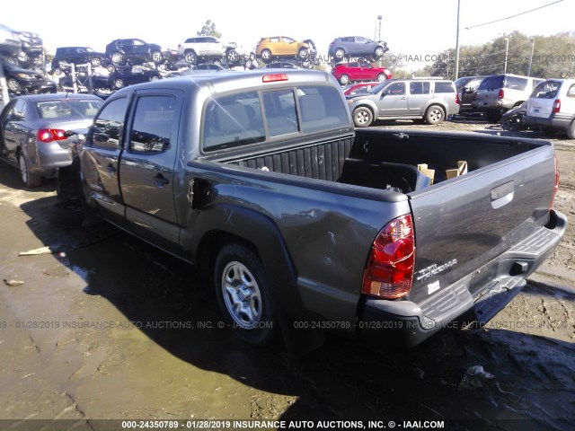 5TFJX4CN7EX037978 - 2014 TOYOTA TACOMA DOUBLE CAB 灰色 照片 3