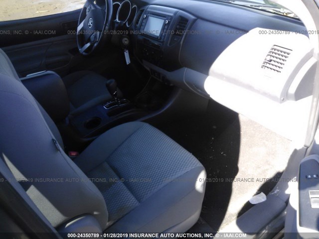 5TFJX4CN7EX037978 - 2014 TOYOTA TACOMA DOUBLE CAB 灰色 照片 5