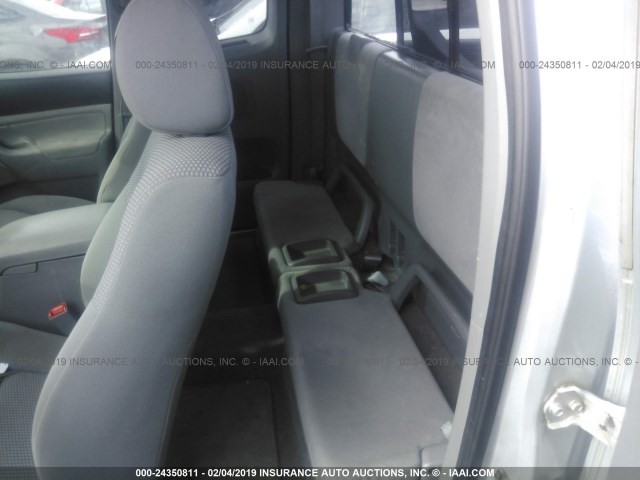 5TEUX42N35Z105930 - 2005 TOYOTA TACOMA ACCESS CAB ვერცხლისფერი ფოტო 8