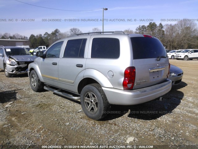 1D4HD58D34F136172 - 2004 DODGE DURANGO LIMITED SILVER photo 3