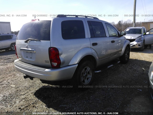 1D4HD58D34F136172 - 2004 DODGE DURANGO LIMITED SILVER photo 4