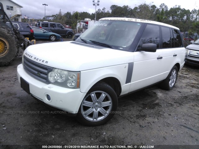 SALMF15488A263711 - 2008 LAND ROVER RANGE ROVER HSE WHITE photo 2