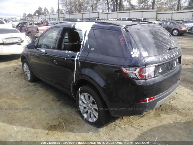 SALCP2BG7GH603353 - 2016 LAND ROVER DISCOVERY SPORT SE BLACK photo 3