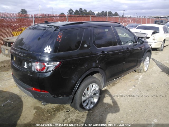 SALCP2BG7GH603353 - 2016 LAND ROVER DISCOVERY SPORT SE BLACK photo 4