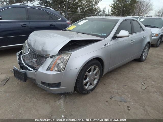 1G6DV57V290173620 - 2009 CADILLAC CTS HI FEATURE V6 SILVER photo 2