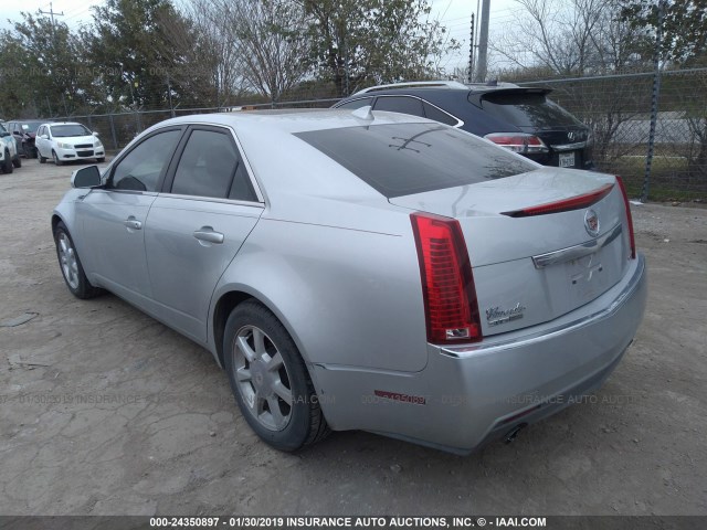 1G6DV57V290173620 - 2009 CADILLAC CTS HI FEATURE V6 SILVER photo 3