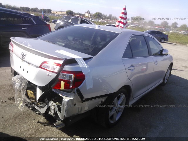 4T1BF1FK8CU012041 - 2012 TOYOTA CAMRY SE/LE/XLE 银色 照片 4