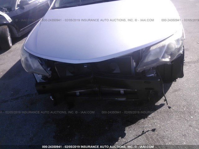 4T1BF1FK8CU012041 - 2012 TOYOTA CAMRY SE/LE/XLE 银色 照片 6