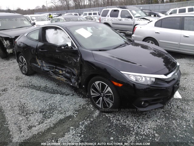 2HGFC3B71HH353532 - 2017 HONDA CIVIC EXL BLACK photo 1