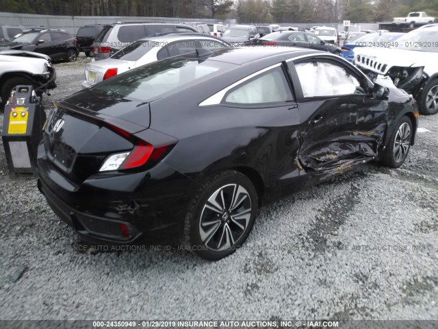 2HGFC3B71HH353532 - 2017 HONDA CIVIC EXL BLACK photo 4