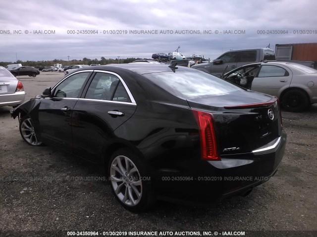 1G6AJ5SX6E0165148 - 2014 CADILLAC ATS PERFORMANCE BLACK photo 3