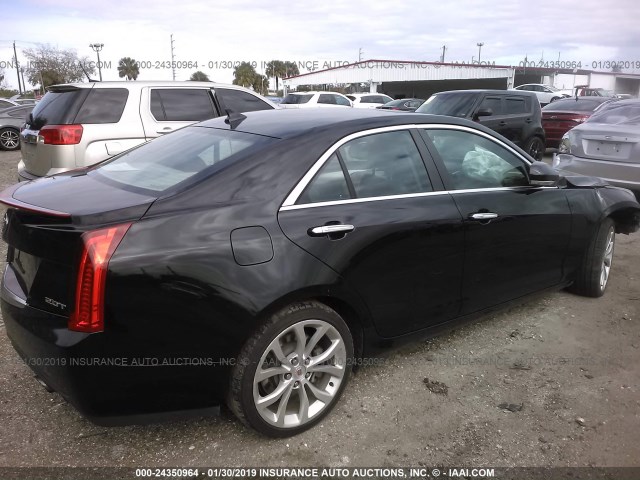 1G6AJ5SX6E0165148 - 2014 CADILLAC ATS PERFORMANCE BLACK photo 4