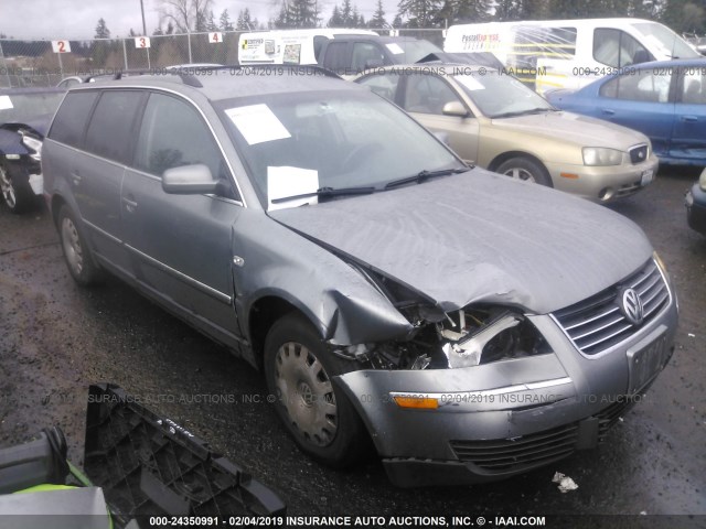 WVWND63B54E087509 - 2004 VOLKSWAGEN PASSAT GL SILVER photo 1