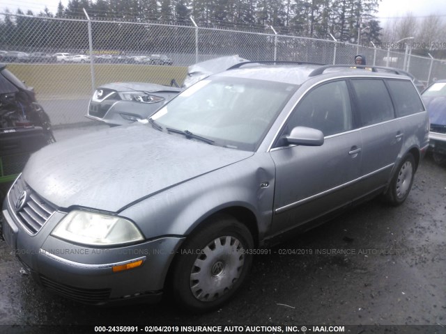 WVWND63B54E087509 - 2004 VOLKSWAGEN PASSAT GL SILVER photo 2