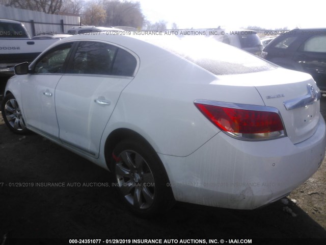 1G4GH5E32CF173409 - 2012 BUICK LACROSSE PREMIUM WHITE photo 3