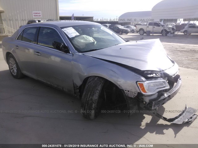 2C3CCAAG0EH156696 - 2014 CHRYSLER 300 SILVER photo 1