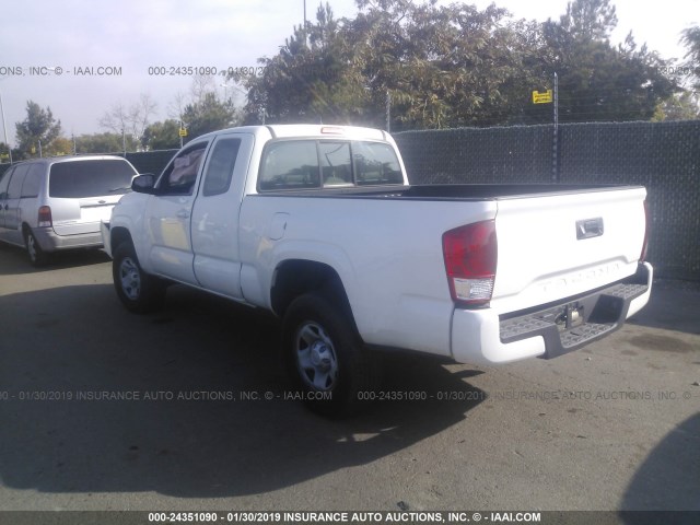 5TFRX5GN2HX090515 - 2017 TOYOTA TACOMA ACCESS CAB/SR/SR5 白色 照片 3