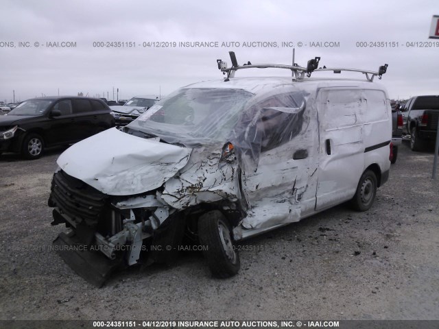 3N63M0YN7HK696049 - 2017 CHEVROLET CITY EXPRESS LS WHITE photo 2