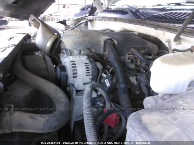 1GCEC14VX3Z254971 - 2003 CHEVROLET SILVERADO C1500 WHITE photo 10