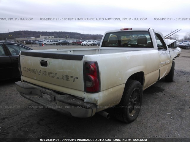 1GCEC14VX3Z254971 - 2003 CHEVROLET SILVERADO C1500 WHITE photo 4