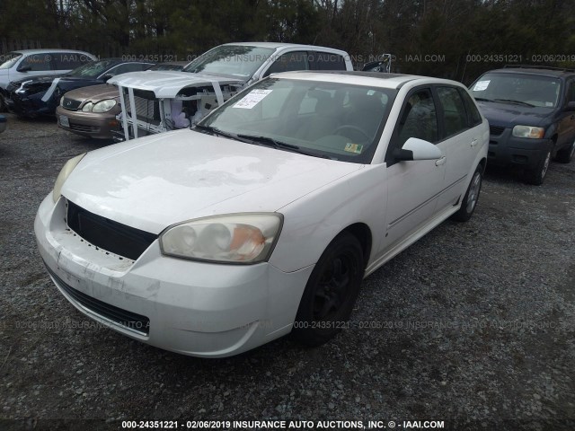 1G1ZT63816F145713 - 2006 CHEVROLET MALIBU MAXX LT WHITE photo 2