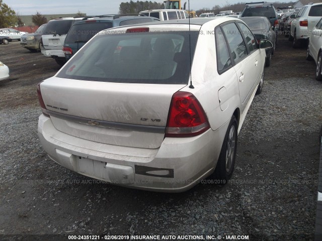 1G1ZT63816F145713 - 2006 CHEVROLET MALIBU MAXX LT WHITE photo 4