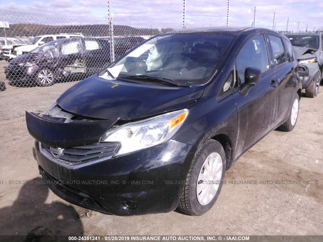 3N1CE2CP7GL358165 - 2016 NISSAN VERSA NOTE S/S PLUS/SV/SL/SR BLACK photo 2