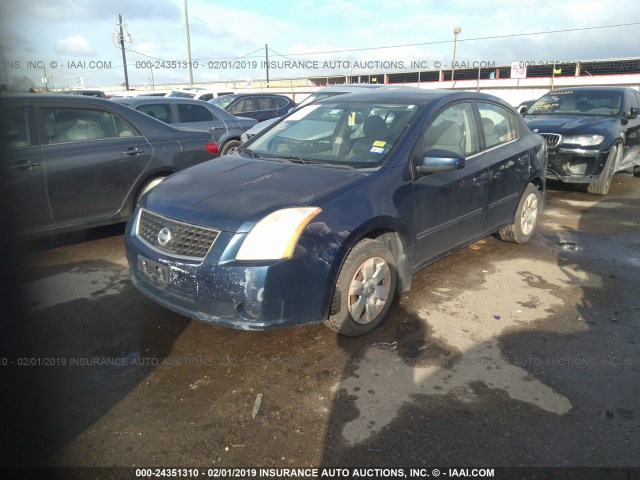 3N1AB61E58L624650 - 2008 NISSAN SENTRA 2.0/2.0S/2.0SL Dark Blue photo 2