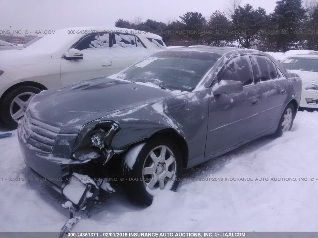 1G6DP567250236416 - 2005 CADILLAC CTS HI FEATURE V6 GRAY photo 2