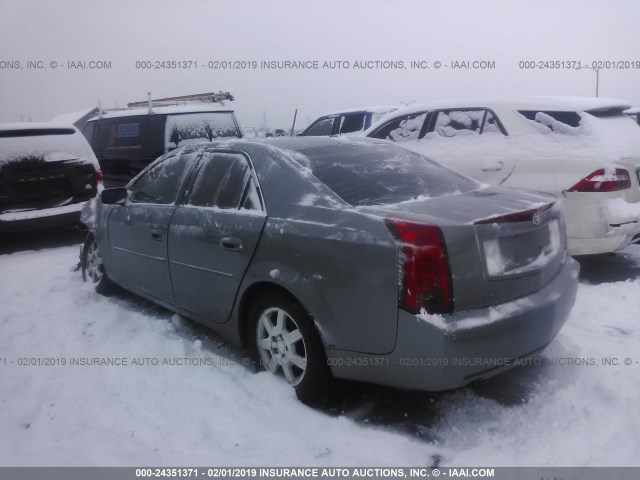 1G6DP567250236416 - 2005 CADILLAC CTS HI FEATURE V6 GRAY photo 3