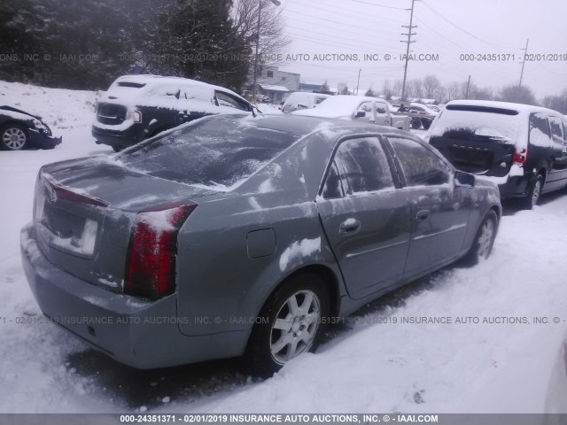 1G6DP567250236416 - 2005 CADILLAC CTS HI FEATURE V6 GRAY photo 4