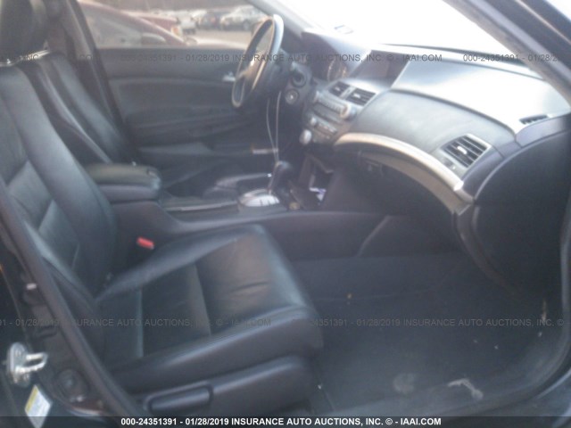 1HGCP2F6XCA026315 - 2012 HONDA ACCORD SE BLACK photo 5