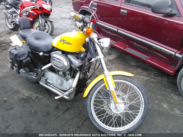 1HD4CJM111K126776 - 2001 HARLEY-DAVIDSON XL883 C YELLOW photo 1