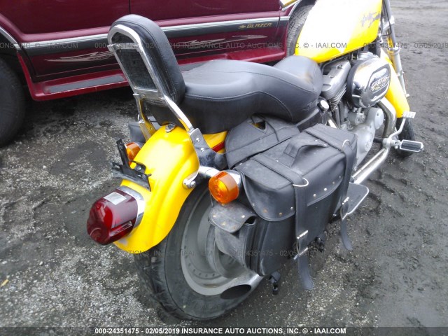 1HD4CJM111K126776 - 2001 HARLEY-DAVIDSON XL883 C YELLOW photo 6