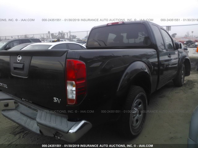 1N6BD0CT3FN733705 - 2015 NISSAN FRONTIER S/SV BLACK photo 4