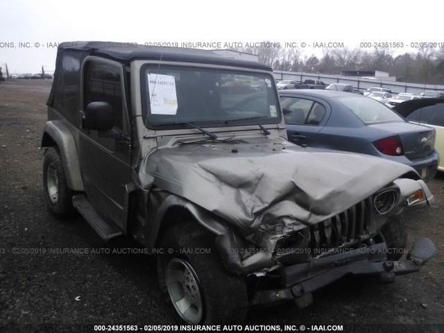 1J4FA59S23P323139 - 2003 JEEP WRANGLER / TJ SAHARA TAN photo 1