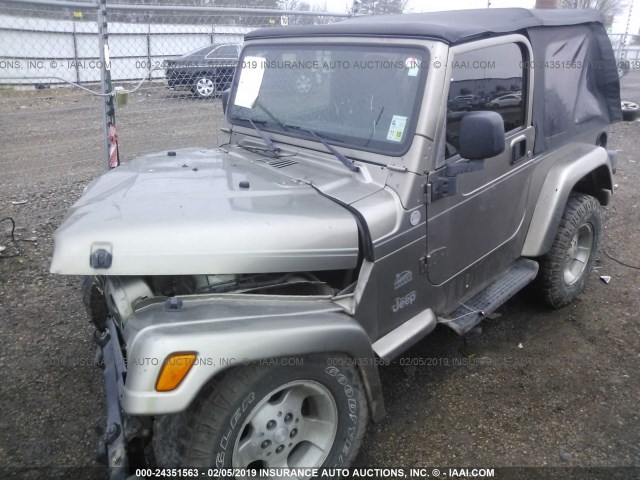 1J4FA59S23P323139 - 2003 JEEP WRANGLER / TJ SAHARA TAN photo 2