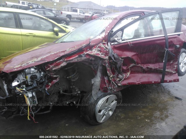 KMHEC4A47CA045033 - 2012 HYUNDAI SONATA HYBRID MAROON photo 6